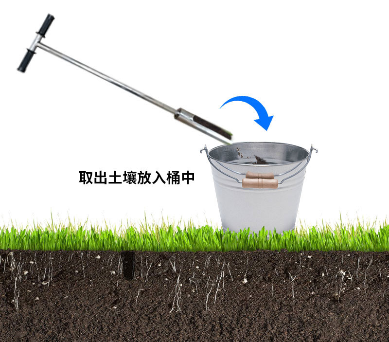管式土壤溫度水分電導率傳感器安裝方法